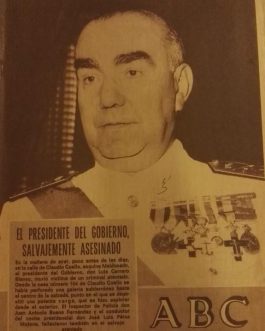 DIARIO ABC 21 DE DICIEMBRE DE 1973 – Época franco ATENTADO DE CARRERO BLANCO