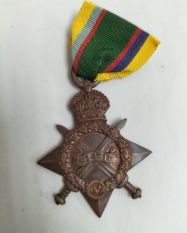 ANTIGUA MEDALLA INGLESA 1a GUERRA MUNDIAL 1914-15