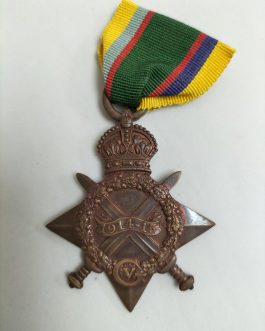 ANTIGUA MEDALLA INGLESA 1a GUERRA MUNDIAL 1914-15