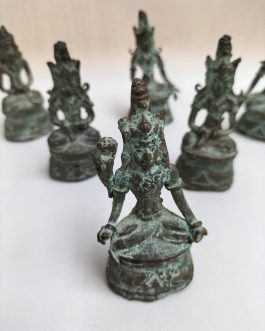 Colección figuras de bronce religiosas orientales hinduismo budismos