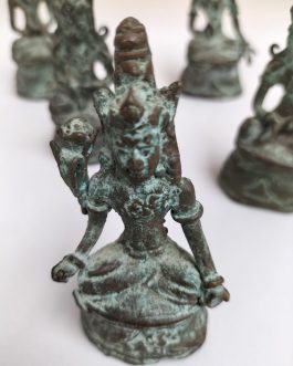 Colección figuras de bronce religiosas orientales hinduismo budismos