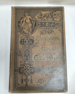 Antiguo libro alemán sobre construcción