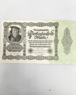 Billete alemán del Reichsbank 1922.