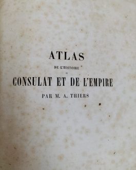 Antiguo Atlas francés de 1880