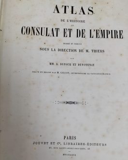 Antiguo Atlas francés de 1880