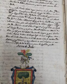 Antiguo manuscrito 1782